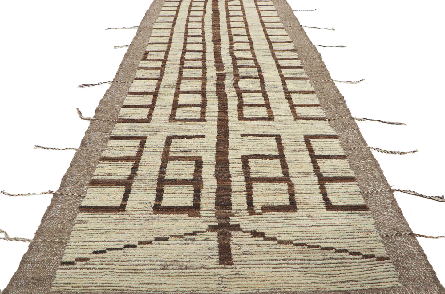 3 x 9 Earth-Tone Moroccan Runner 80766