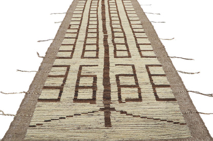 3 x 9 Earth-Tone Moroccan Runner 80766