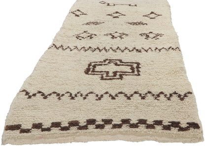 3 x 9 Vintage Moroccan Beni Ourain Runner 78389