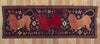 3 x 9 Vintage Persian Gabbeh Rug 61057