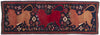 3 x 9 Vintage Persian Gabbeh Rug 61057