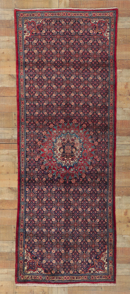 3 x 9 Vintage Persian Mashhad Runner 61150