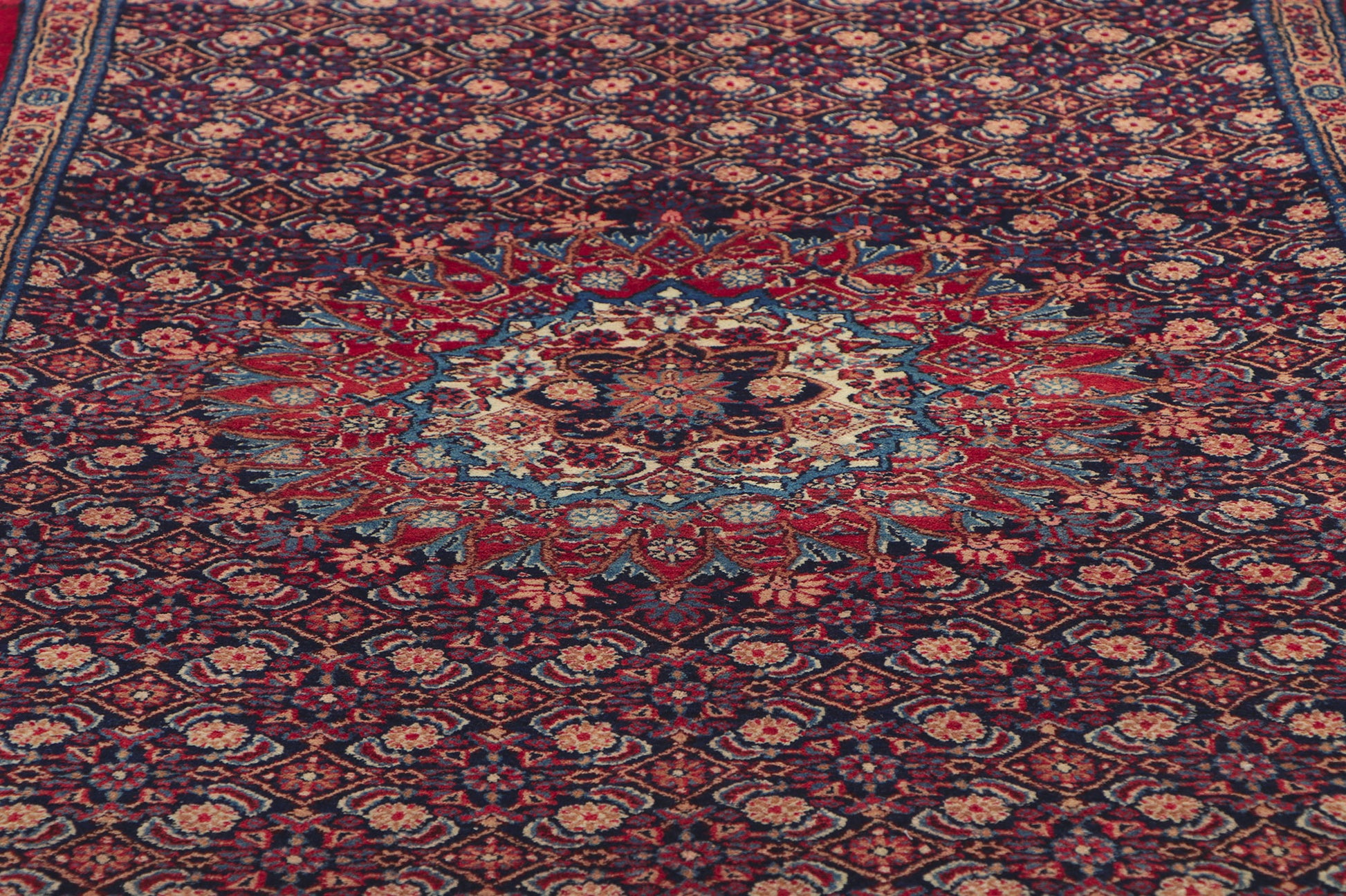 3 x 9 Vintage Persian Mashhad Runner 61150