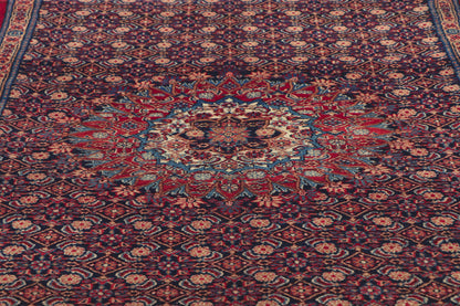 3 x 9 Vintage Persian Mashhad Runner 61150