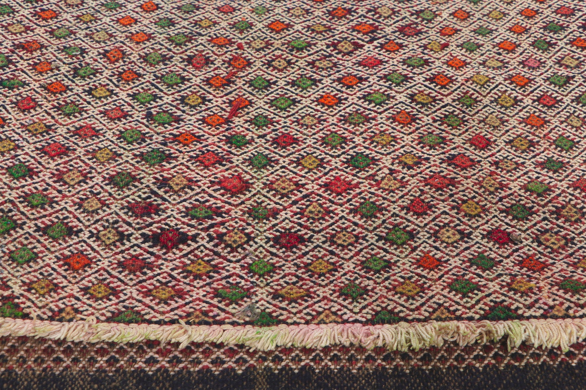 3 x 9 Vintage Zemmour Moroccan Kilim Runner 21716