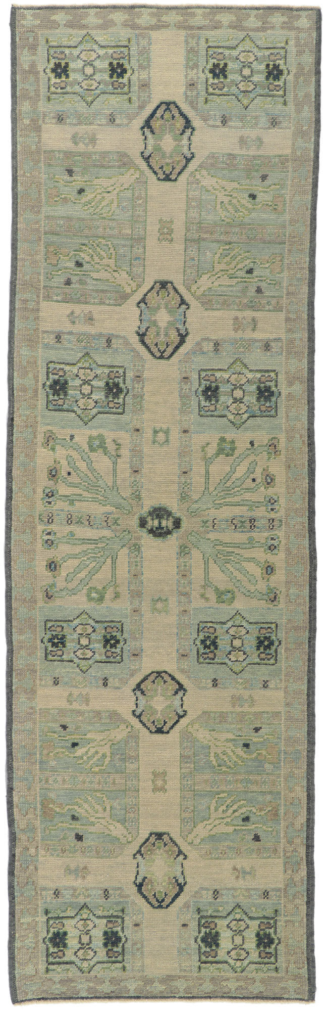 3 x 10 Turkish Oushak Runner 53791
