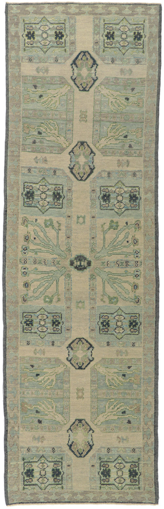 3 x 10 Turkish Oushak Runner 53791