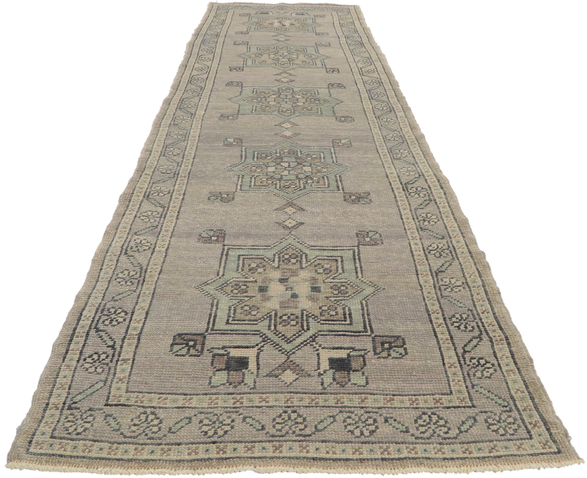 3 x 11 Turkish Oushak Runner 53794