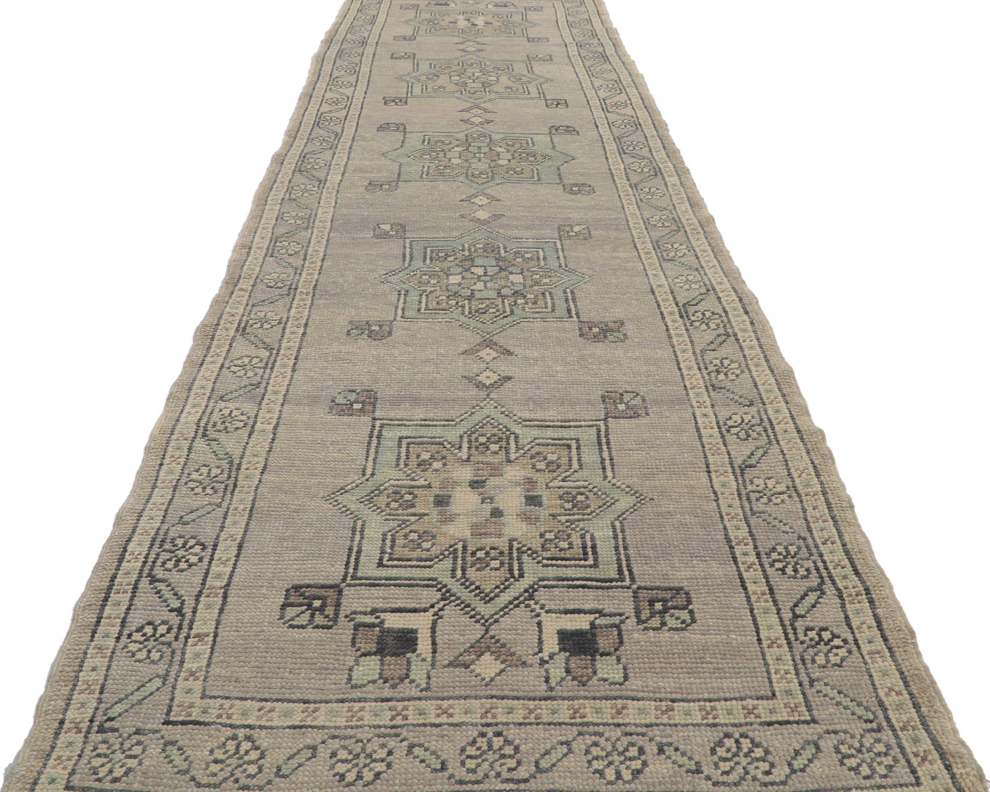 3 x 11 Turkish Oushak Runner 53794
