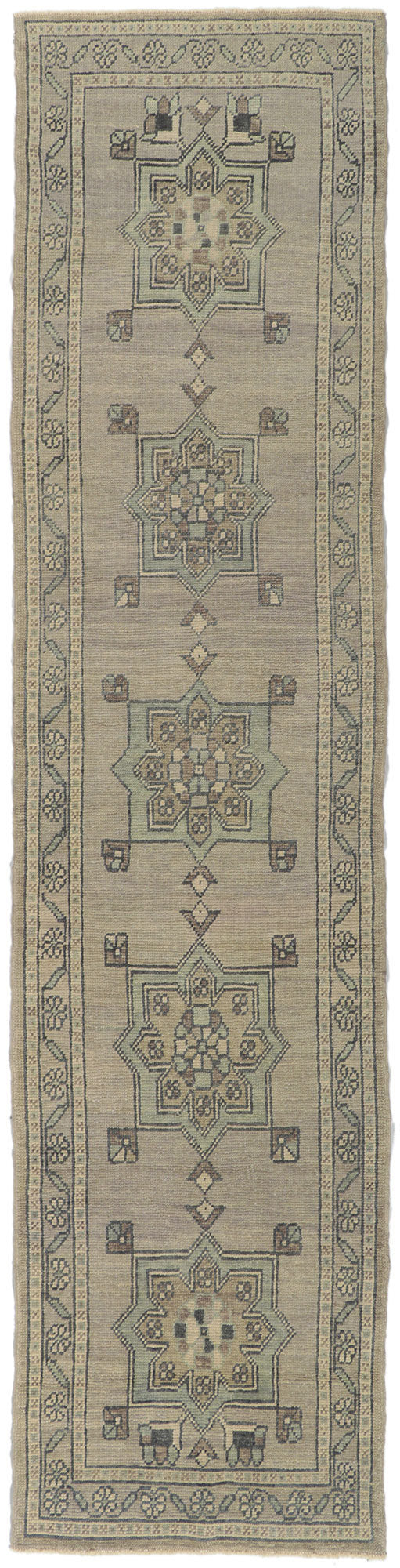 3 x 11 Turkish Oushak Runner 53794