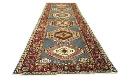 3 x 11 Vintage Turkish Oushak Rug 73665
