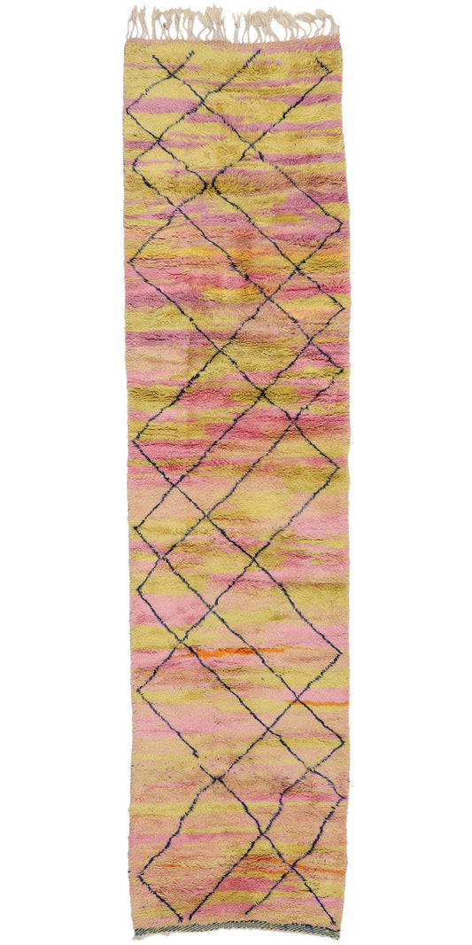 3 x 12 Colorful Beni Mrirt Moroccan Rug 21111
