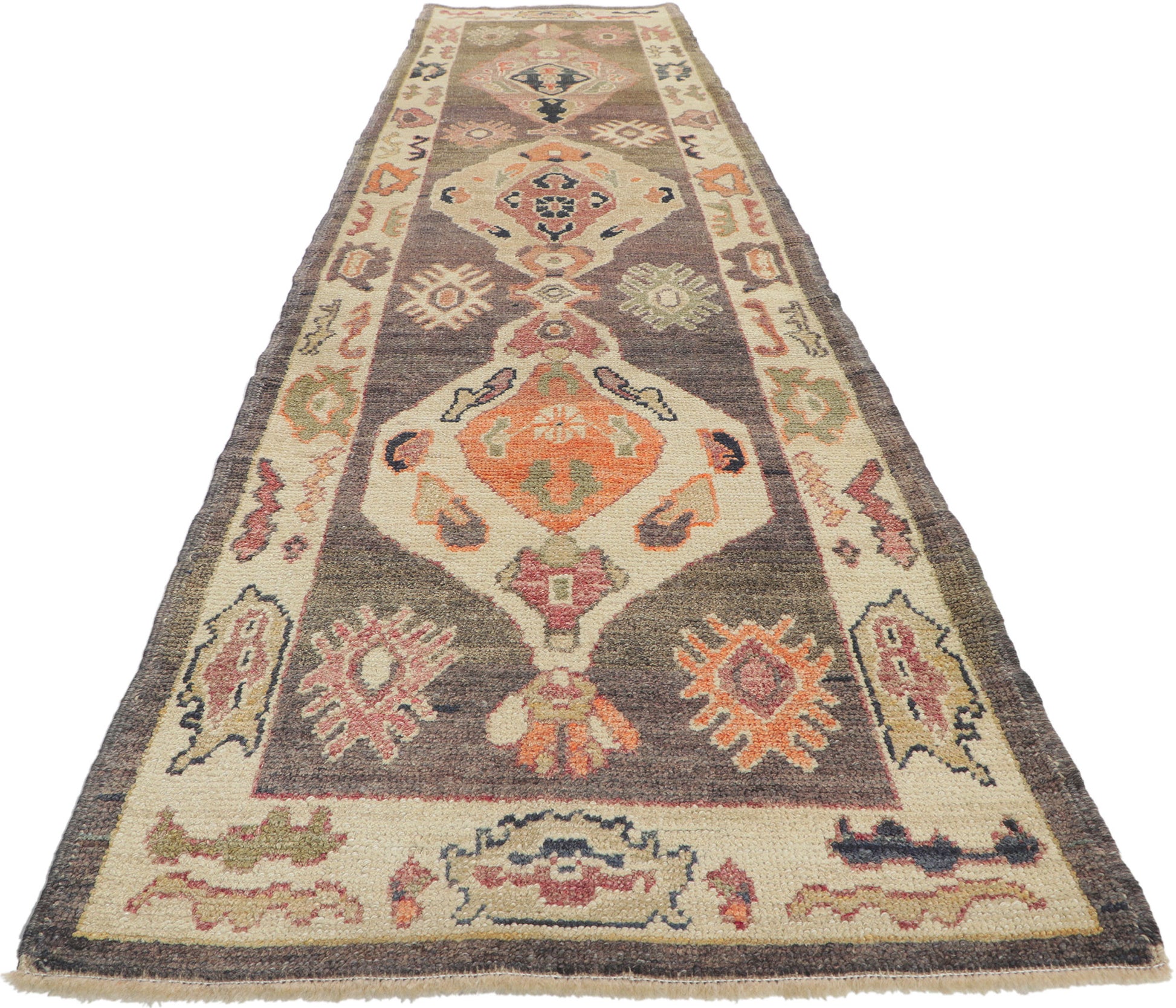 3 x 12 Turkish Oushak Runner 53793