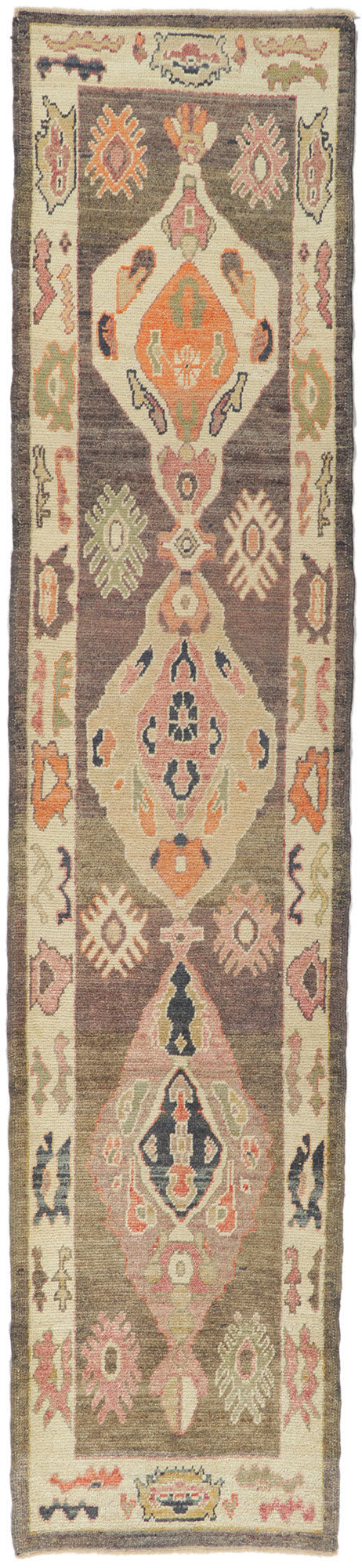 3 x 12 Turkish Oushak Runner 53793