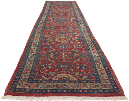 3 x 13 Antique Persian Bijar Runner 78565