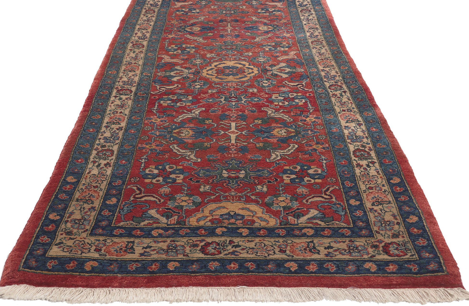 3 x 13 Antique Persian Bijar Runner 78565