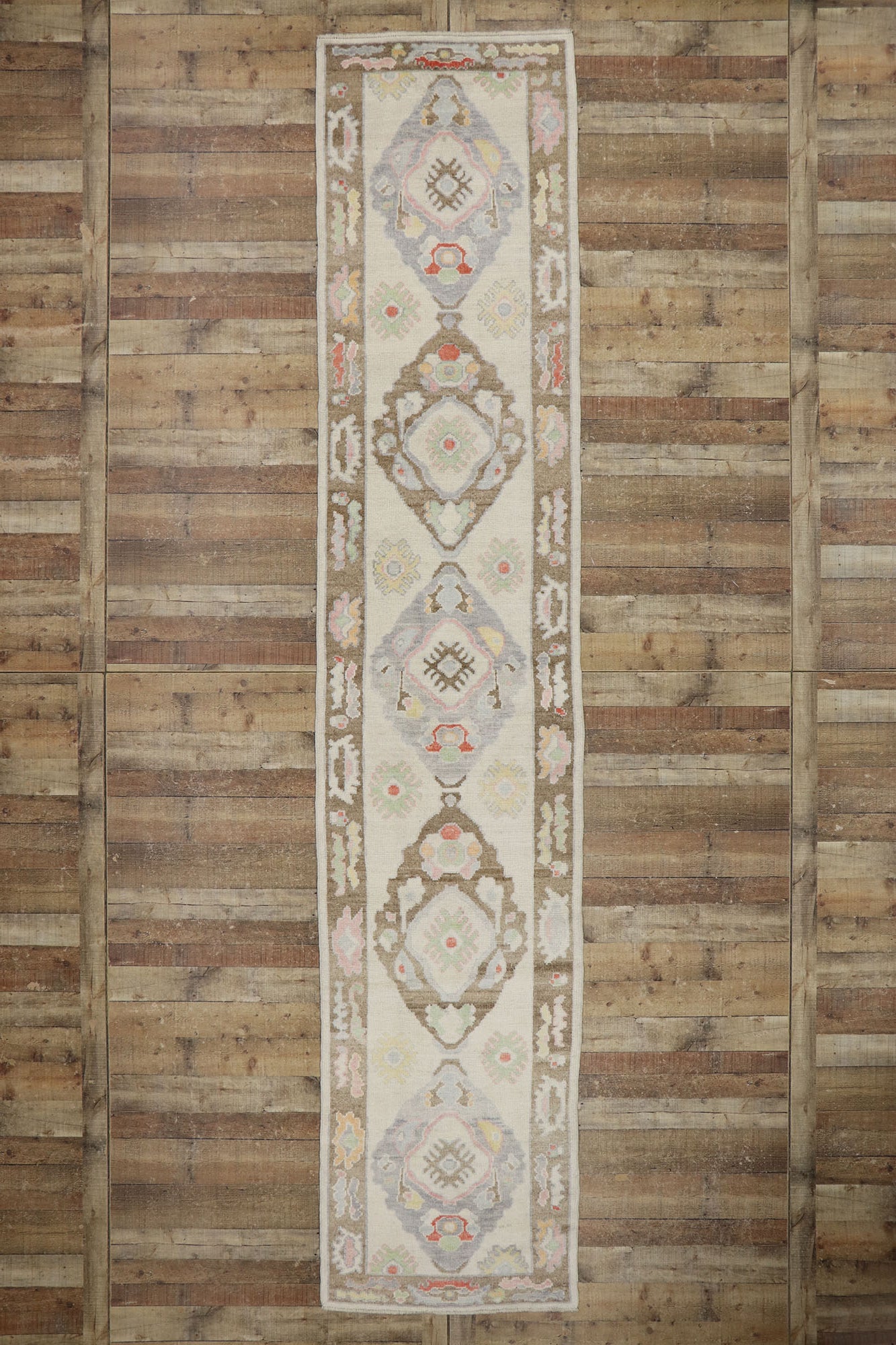 3 x 15 Modern Turkish Oushak Rug 53592