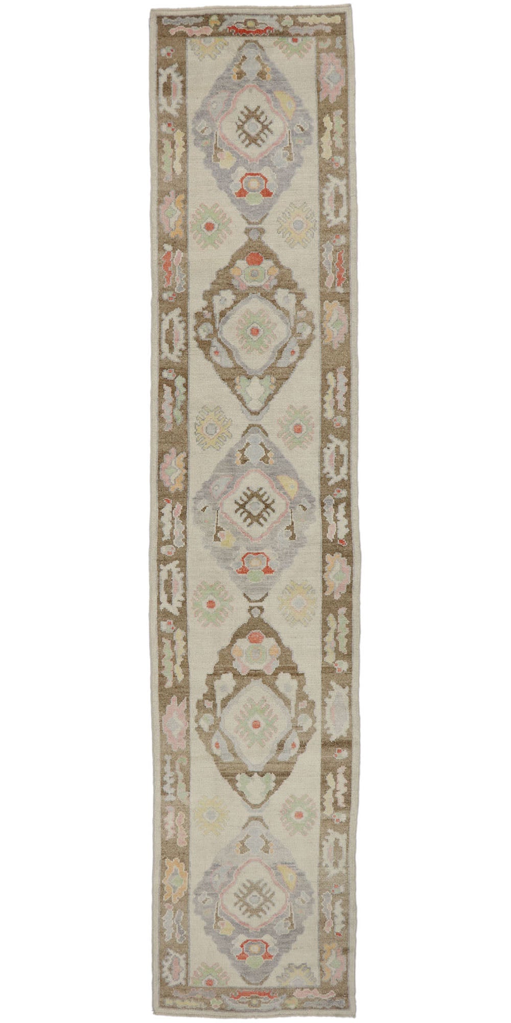 3 x 15 Modern Turkish Oushak Rug 53592