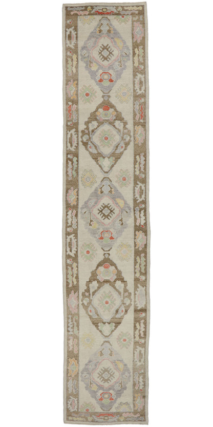 3 x 15 Modern Turkish Oushak Rug 53592