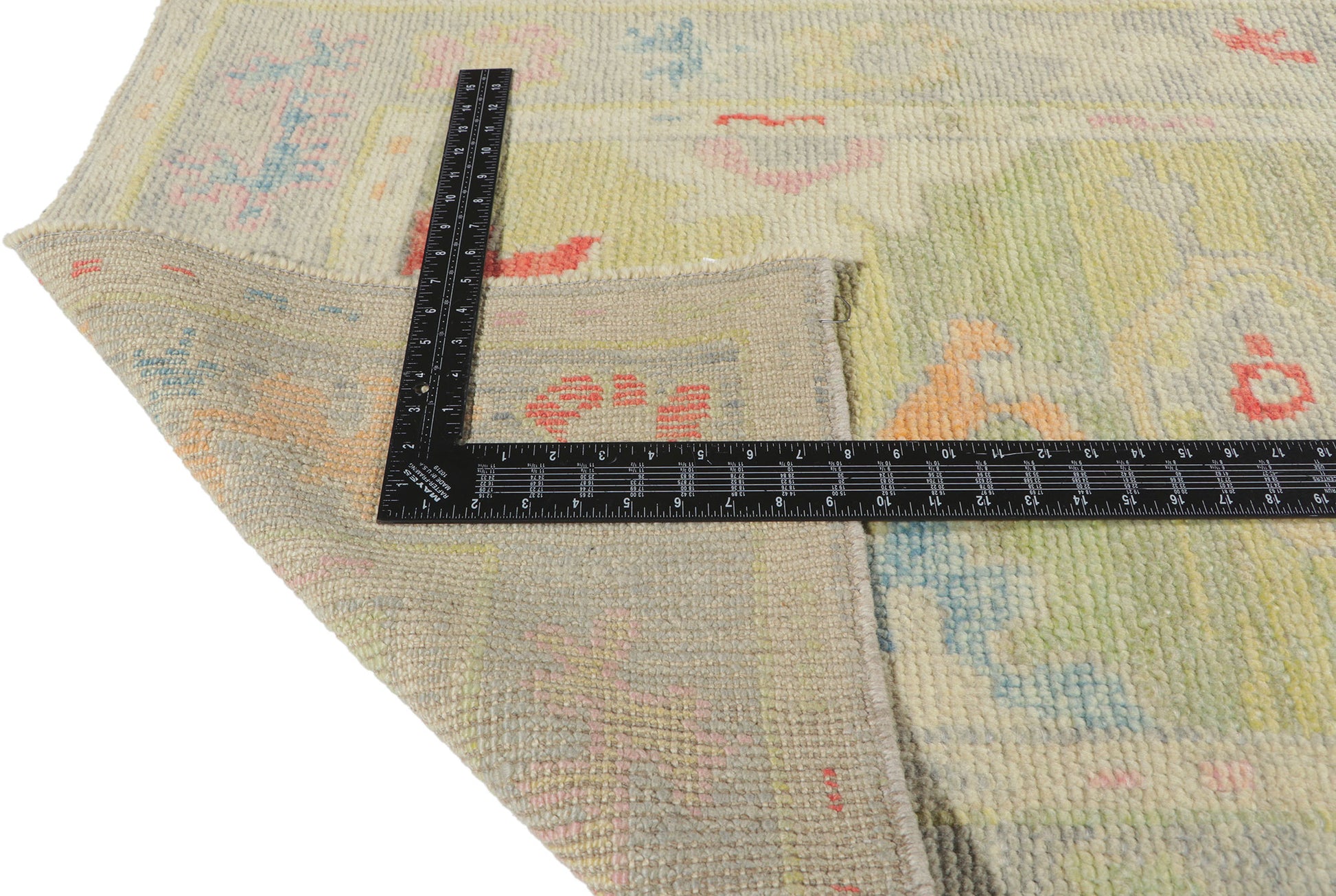 3 x 16 Colorful Turkish Oushak Rug 53823