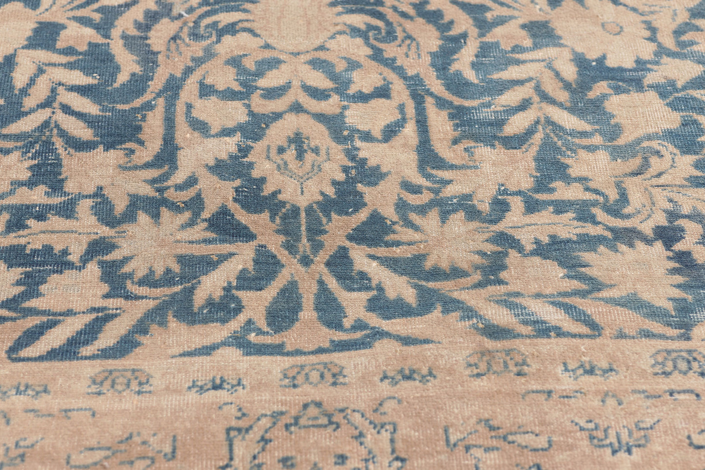 3 x 16 Antique Persian Kashan Rug 53866