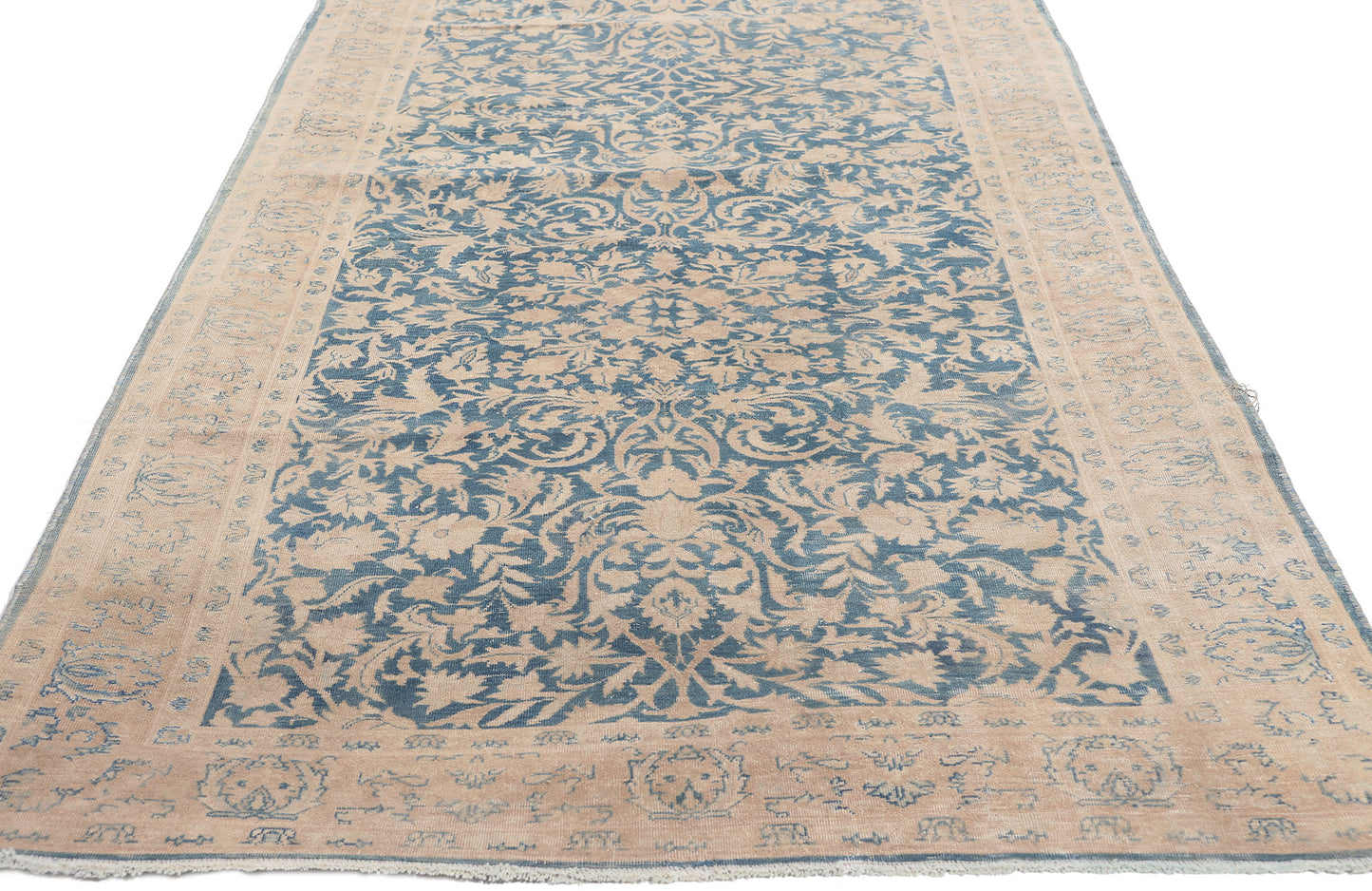3 x 16 Antique Persian Kashan Rug 53866