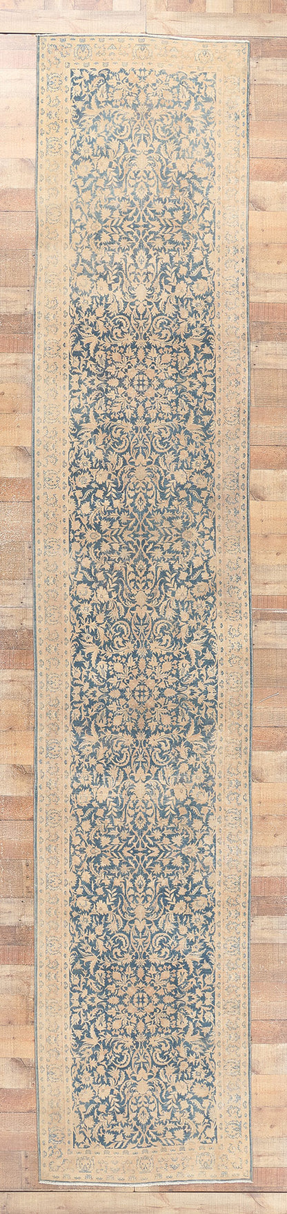 3 x 16 Antique Persian Kashan Rug 53866