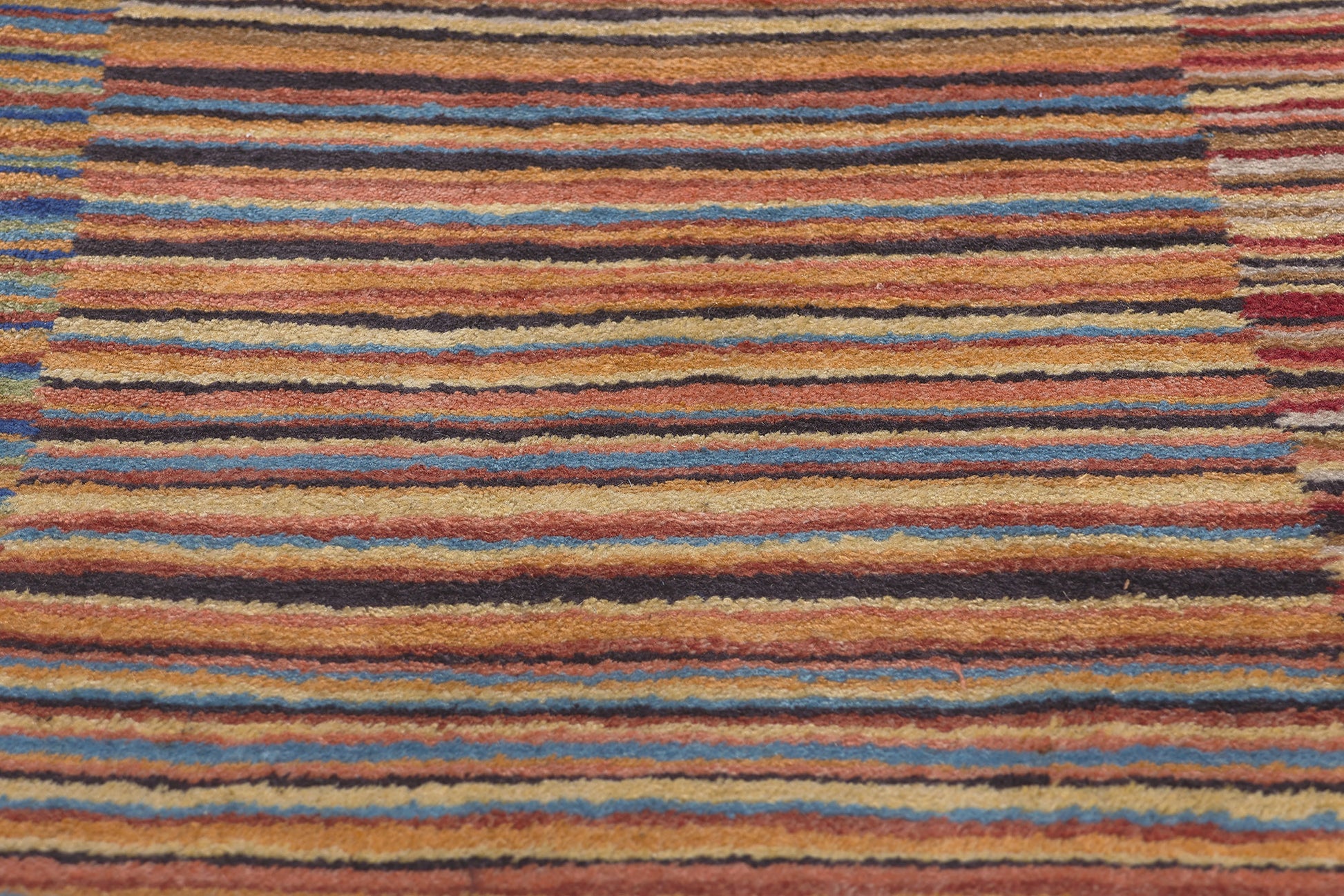 3 x 17 Colorful Striped Tibetan Runner 78534