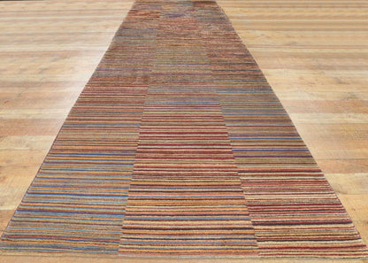 3 x 17 Colorful Striped Tibetan Runner 78534