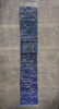 3 x 17 Long Blue Moroccan Runner 21135