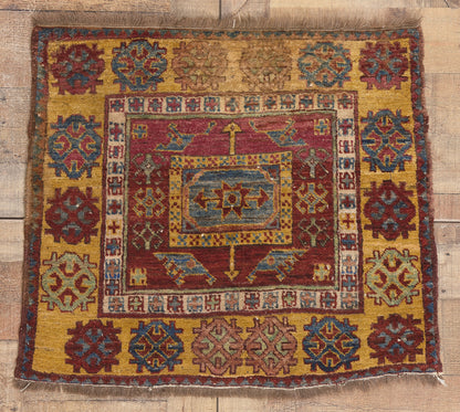 3 x 3 Antique Turkish Oushak Rug 78630