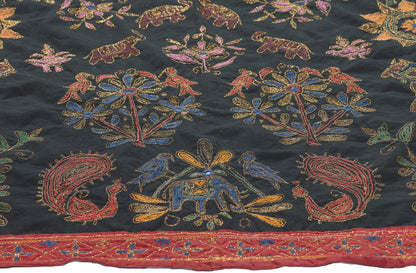 3 x 3 Vintage Tree of Life Embroidered Tapestry 78459