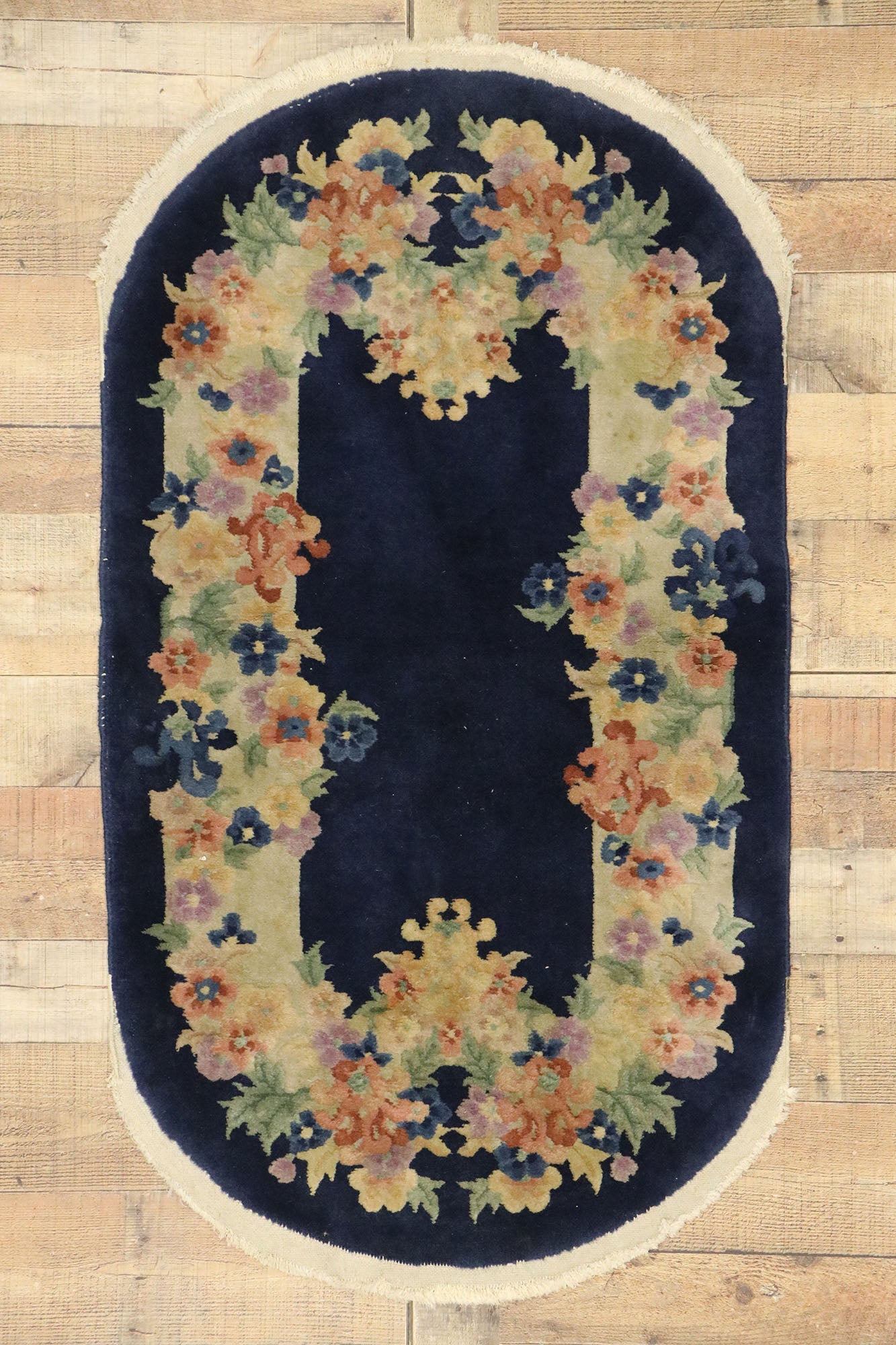 3 x 4 Antique Chinese Art Deco Rug 77463