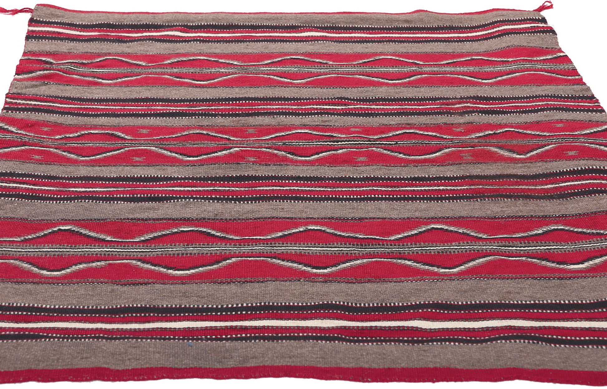 3 x 4 Antique Navajo Blanket Rug 78557
