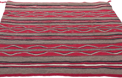 3 x 4 Antique Navajo Blanket Rug 78557