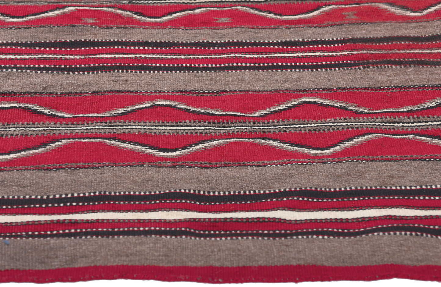 3 x 4 Antique Navajo Blanket Rug 78557