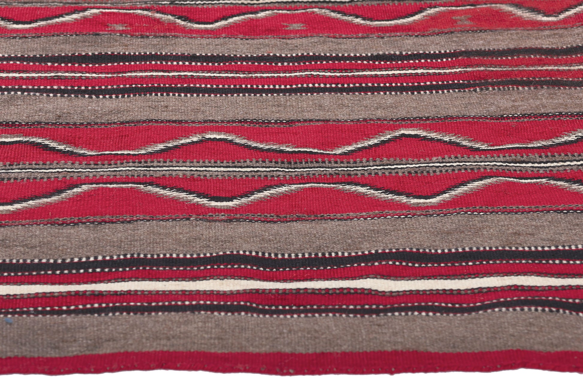 3 x 4 Antique Navajo Blanket Rug 78557