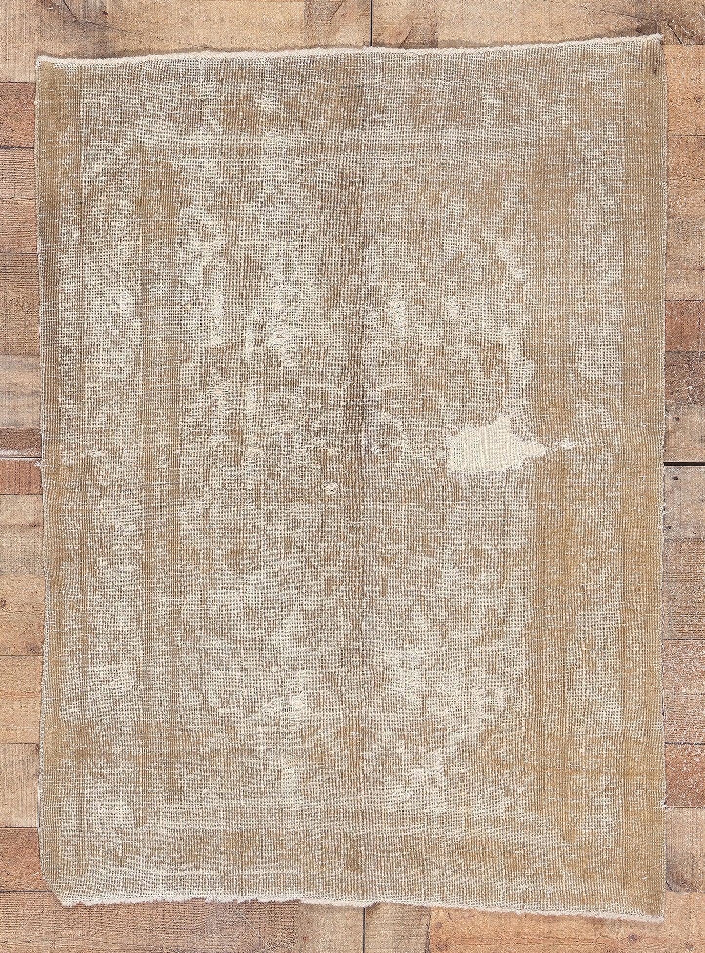 3 x 4 Vintage Persian Kashan Rug 78571