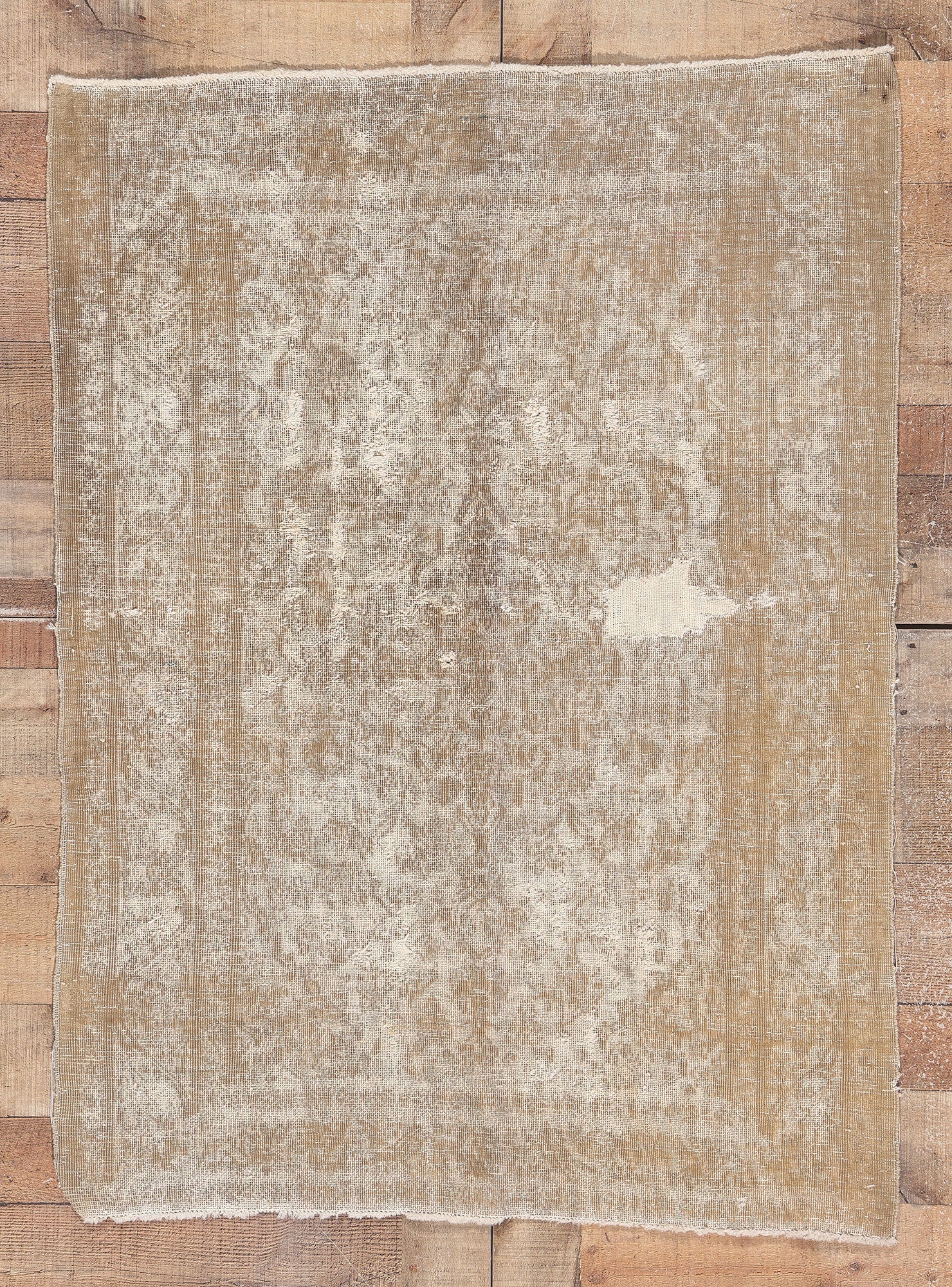 3 x 4 Vintage Persian Kashan Rug 78571