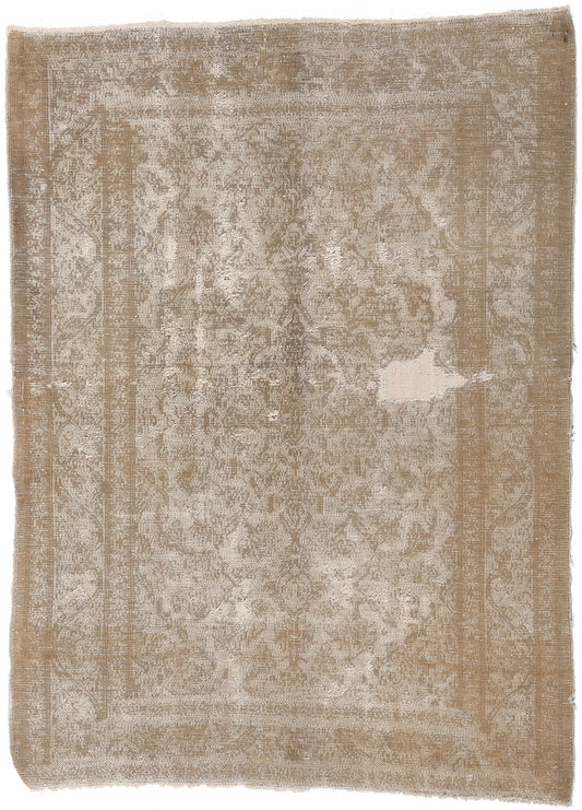 3 x 4 Vintage Persian Kashan Rug 78571