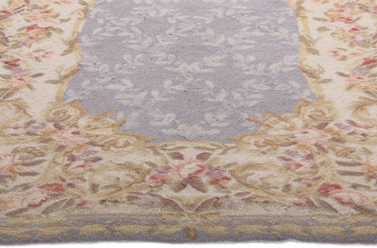 3 x 5 Vintage American Floral Hooked Rug 78552