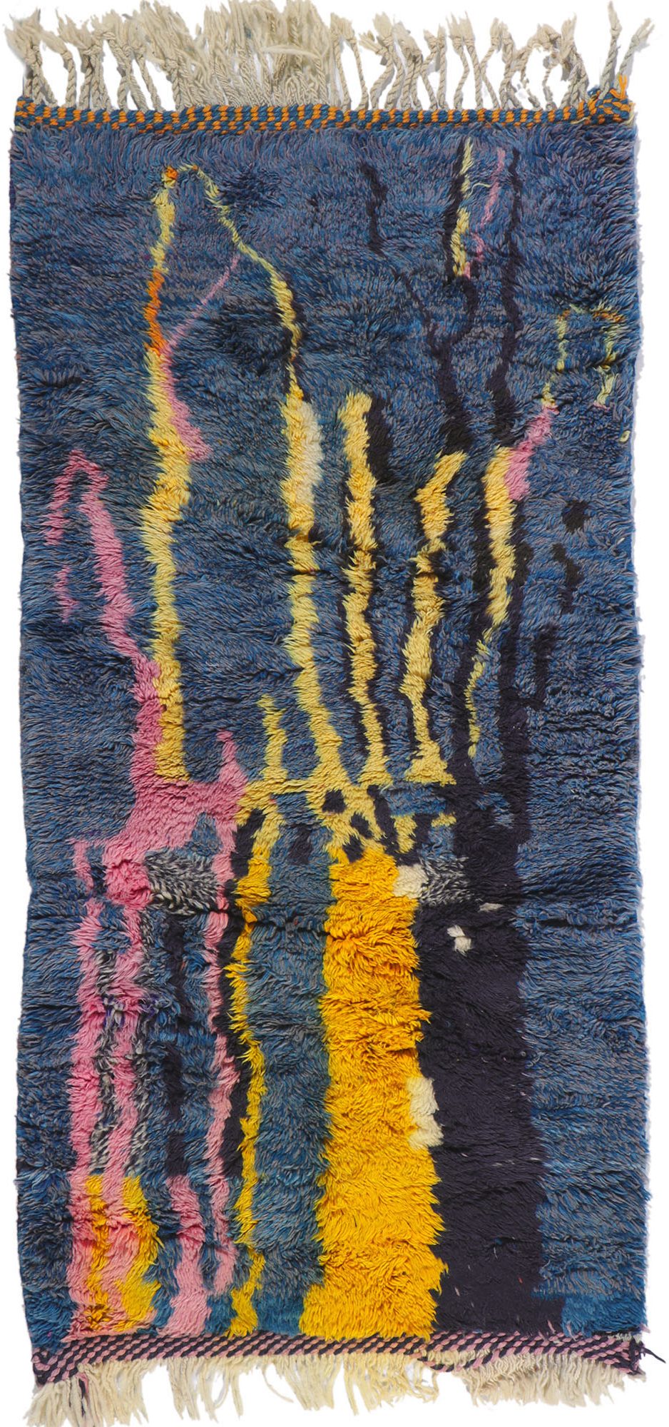 3 x 5 Colorful Abstract Moroccan Rug 21132