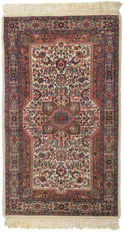 3 x 5 Vintage Chinese Kerman Rug 78300