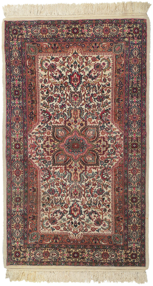 3 x 5 Vintage Chinese Kerman Rug 78300