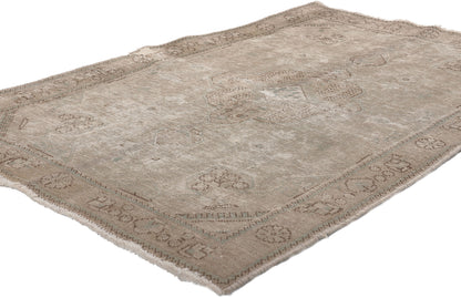 3 x 5 Vintage Persian Tabriz Rug 78573