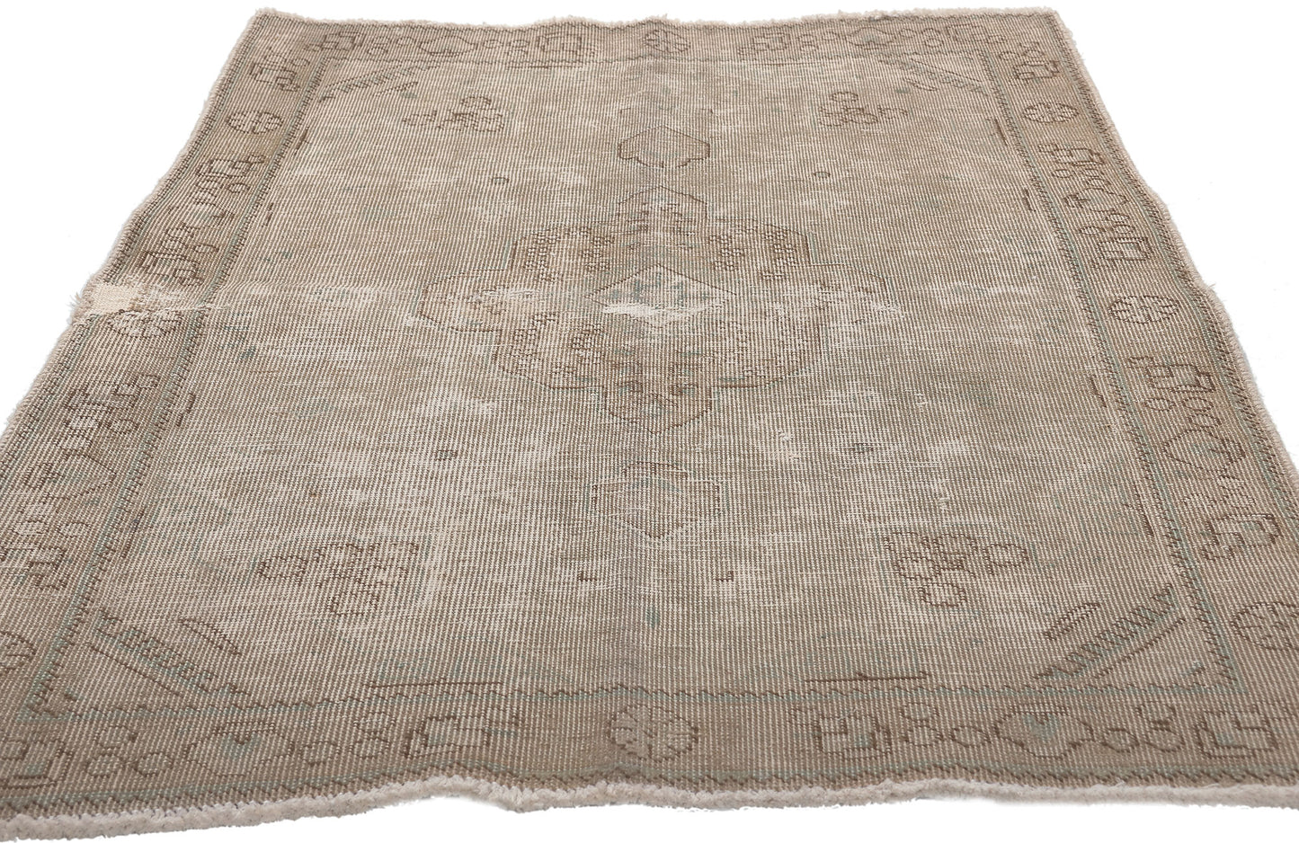 3 x 5 Vintage Persian Tabriz Rug 78573
