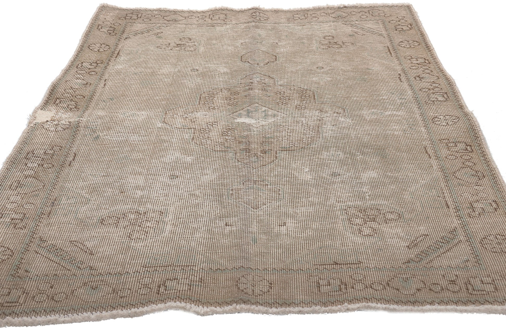 3 x 5 Vintage Persian Tabriz Rug 78573