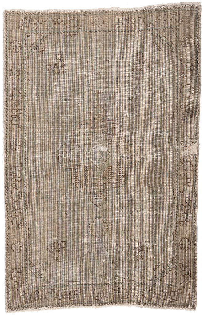 3 x 5 Vintage Persian Tabriz Rug 78573