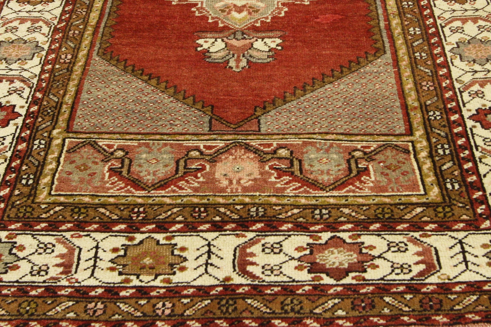 3 x 5 Vintage Turkish Oushak Rug 73840