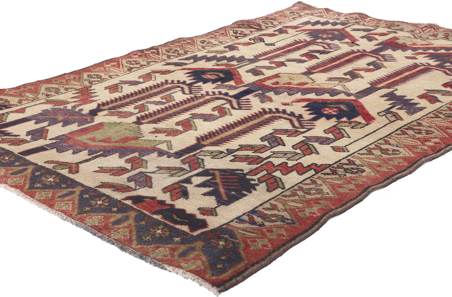 3 x 5 Vintage Persian Malayer Rug 61237